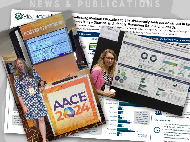 news-publications-update Katie Robinson in front of scientific poster